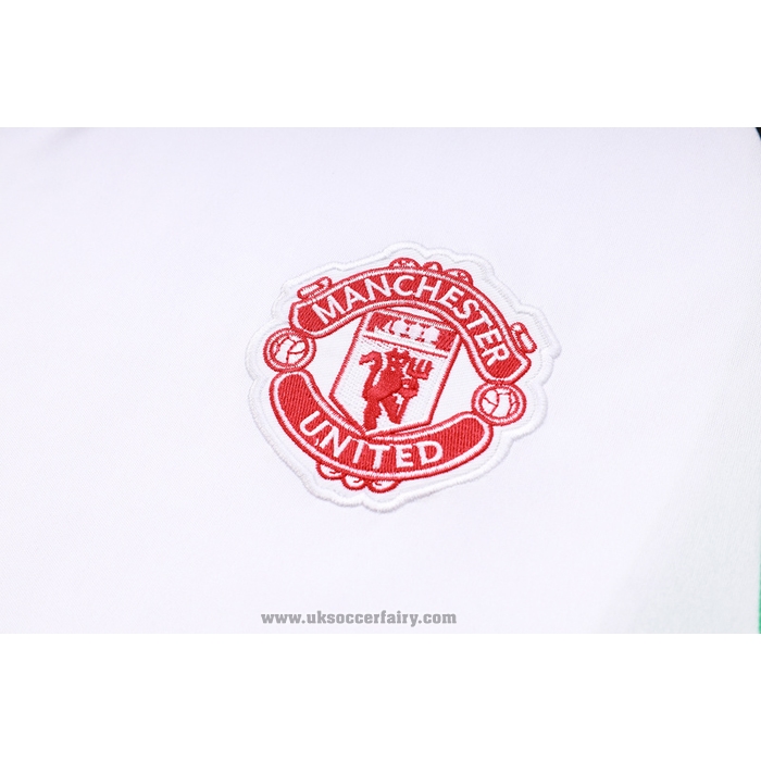 Tracksuit Manchester United Short Sleeve 2023-2024 White and Black - Shorts